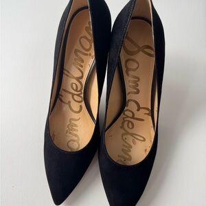 Sam Edelman Black Pointed Toe Heels